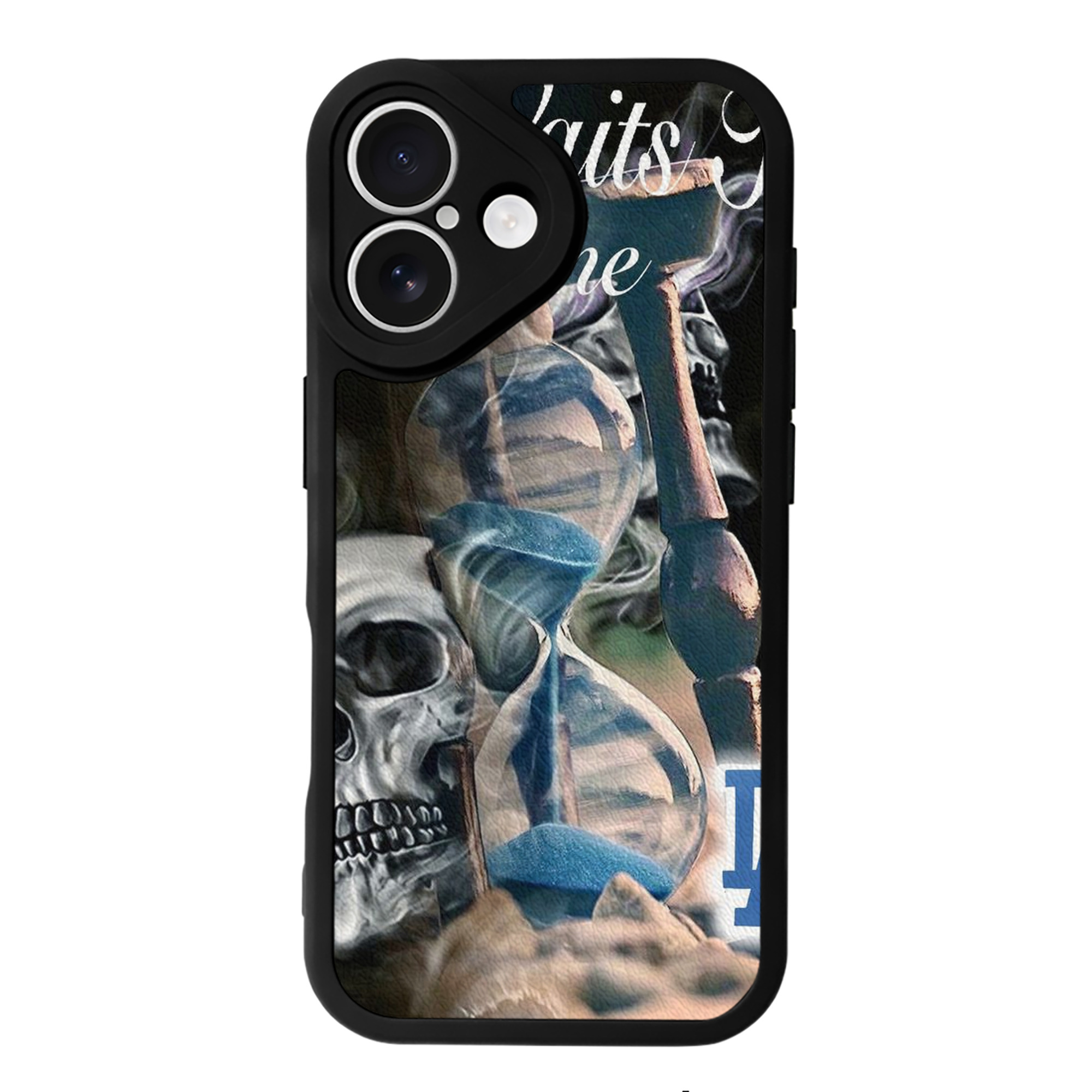  IPhone 16 Silicone Leather Case – UV Print, Lambskin Texture – Perfect Fit, Wireless Charging Compatible, Scratch Resistant, Precise Cutouts – Stylish Protection For IPhone 16